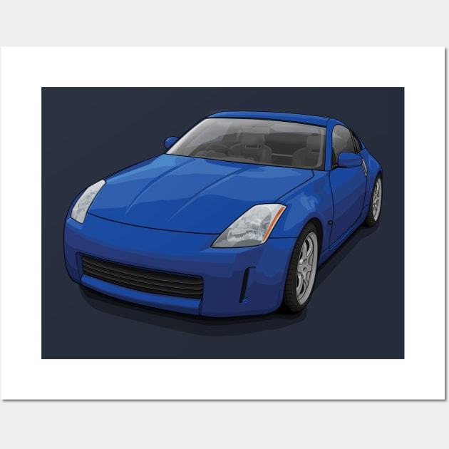 350z z33 illustration Wall Art by ArtyMotive